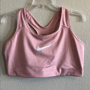 Nike Pink Dri-FIT Sports Bra, 1X